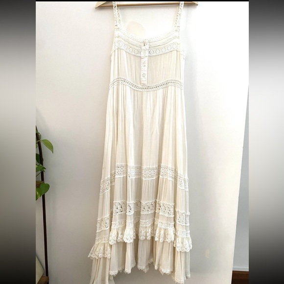 Jaase Women’s Broderie White Boho Summer Dress Sz S - Picture 3 of 6